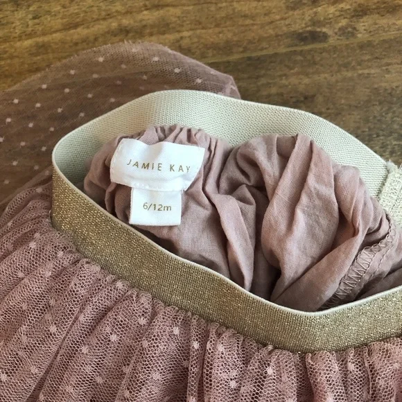 Jamie Kay Margot Tulle Tutu Skirt Dusky Rose 6-12M - Picture 8 of 10